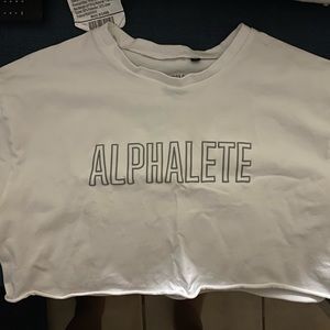 Alphalete White Crop 🤍- Mediums